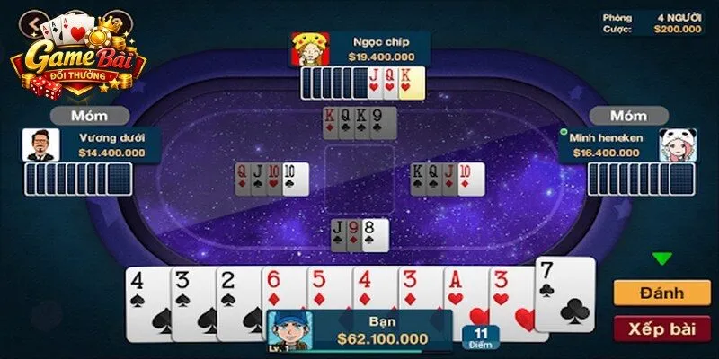 Chơi Phỏm online là phiên bản số hóa của trò đánh bài truyền thống